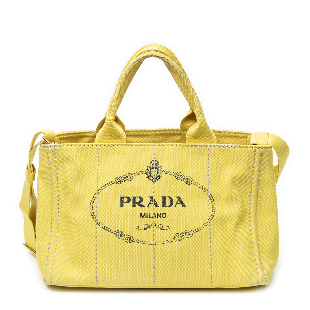 Prada Large Canapa Tote